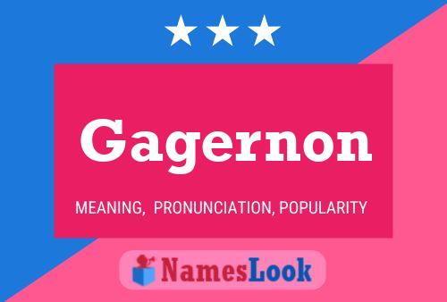 Gagernon Name Poster