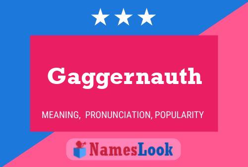 Gaggernauth Name Poster