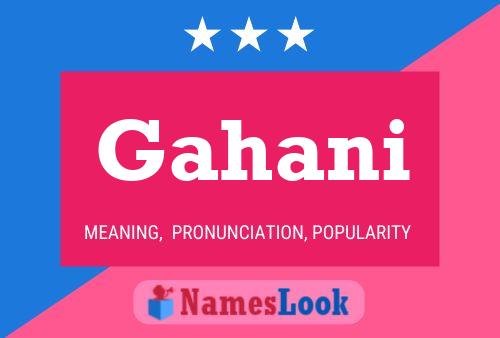 Gahani Name Poster