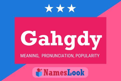 Gahgdy Name Poster