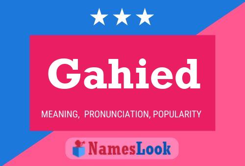 Gahied Name Poster