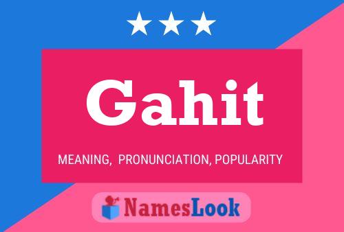 Gahit Name Poster