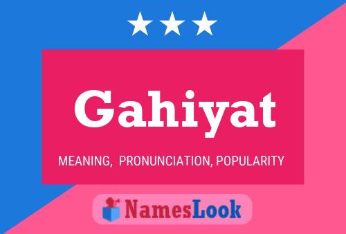 Gahiyat Name Poster