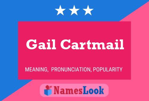 Gail Cartmail Name Poster