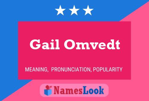 Gail Omvedt Name Poster