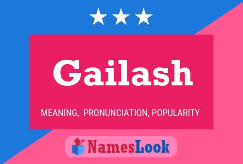 Gailash Name Poster