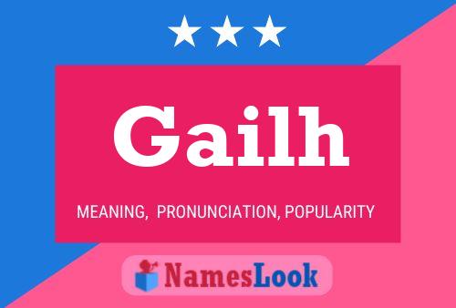 Gailh Name Poster