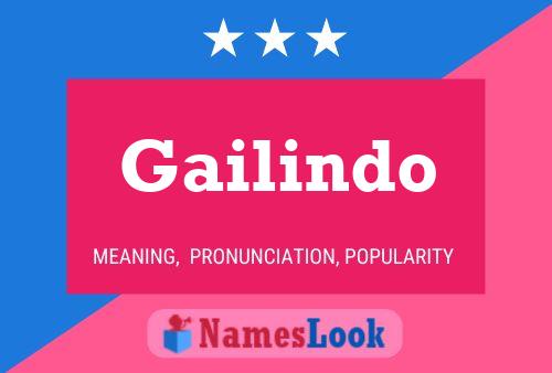 Gailindo Name Poster