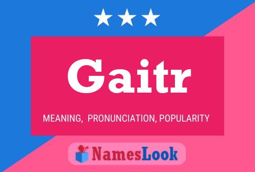 Gaitr Name Poster