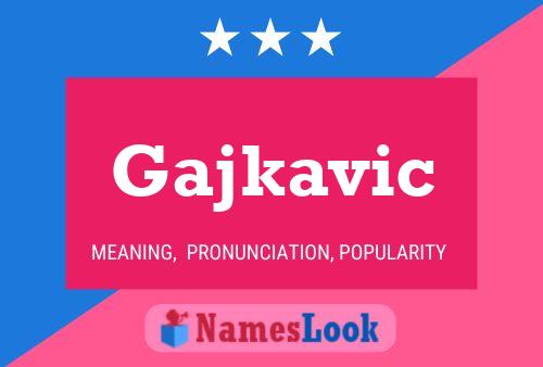 Gajkavic Name Poster