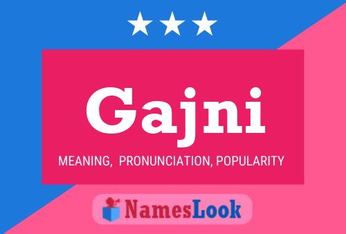 Gajni Name Poster