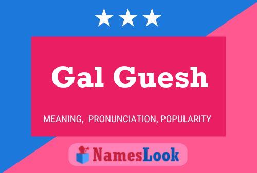 Gal Guesh Name Poster