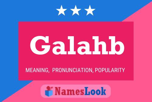 Galahb Name Poster