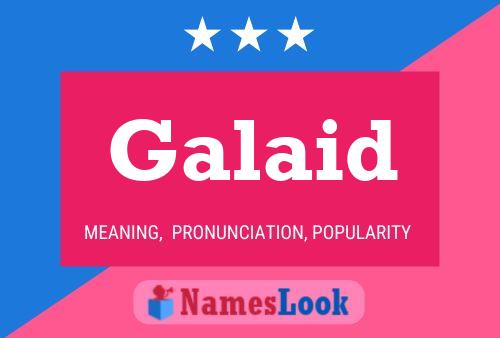 Galaid Name Poster