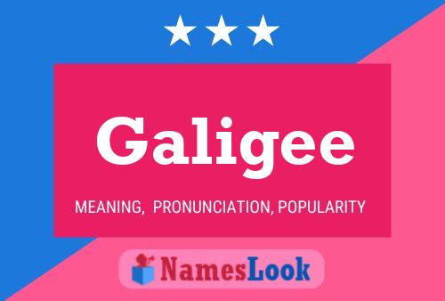 Galigee Name Poster