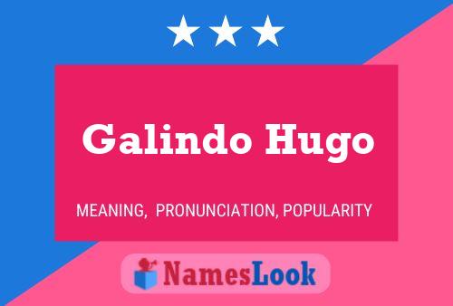 Galindo Hugo Name Poster