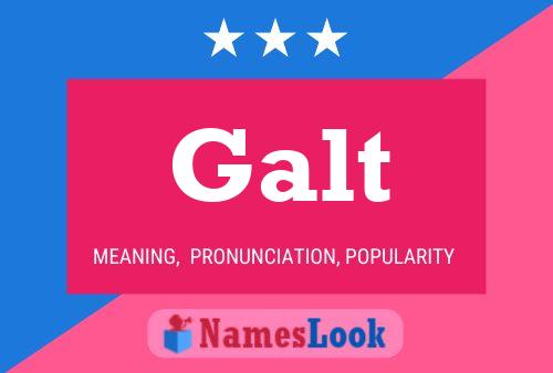 Galt Name Poster