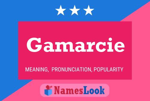 Gamarcie Name Poster