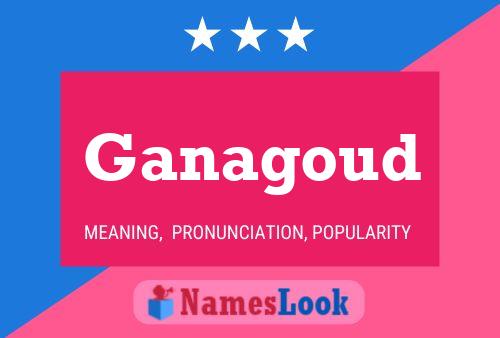 Ganagoud Name Poster