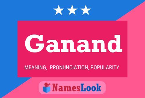 Ganand Name Poster