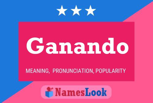 Ganando Name Poster