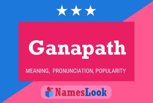 Ganapath Name Poster