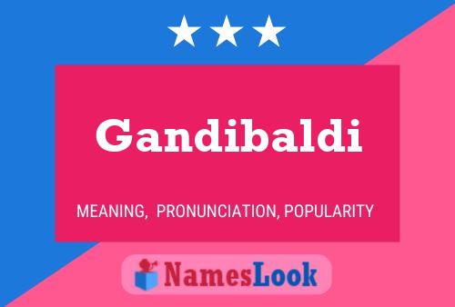 Gandibaldi Name Poster