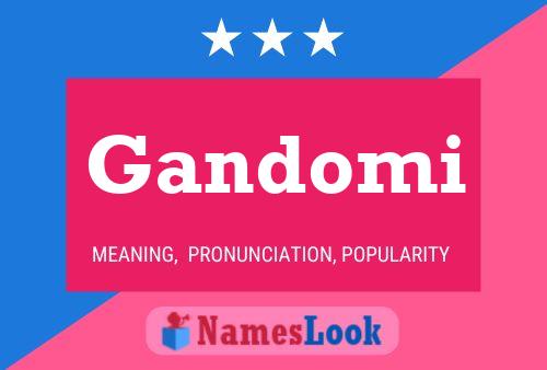 Gandomi Name Poster