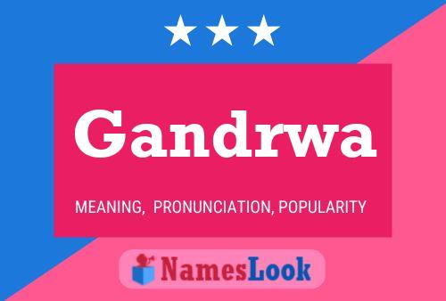 Gandrwa Name Poster