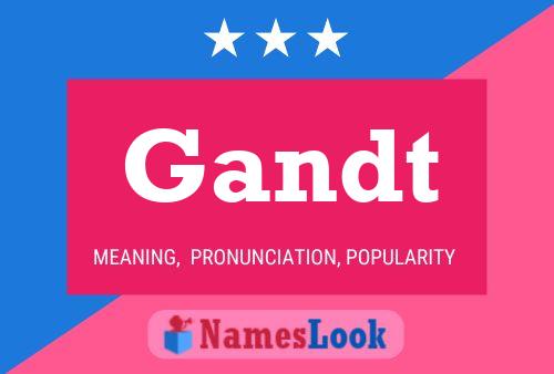 Gandt Name Poster