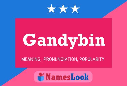 Gandybin Name Poster