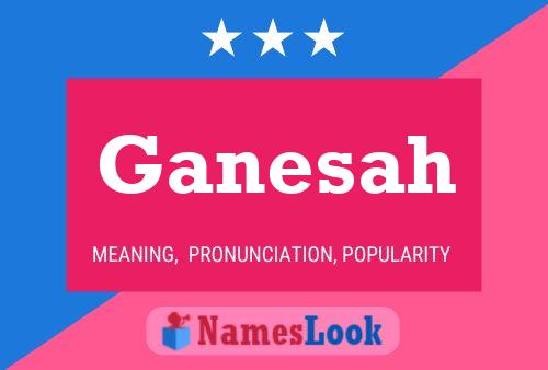 Ganesah Name Poster