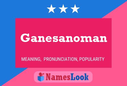 Ganesanoman Name Poster