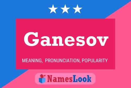 Ganesov Name Poster