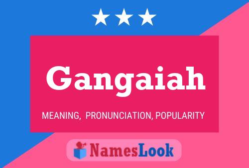 Gangaiah Name Poster