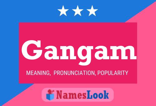 Gangam Name Poster