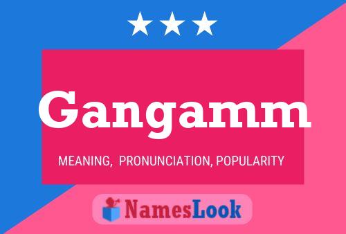 Gangamm Name Poster