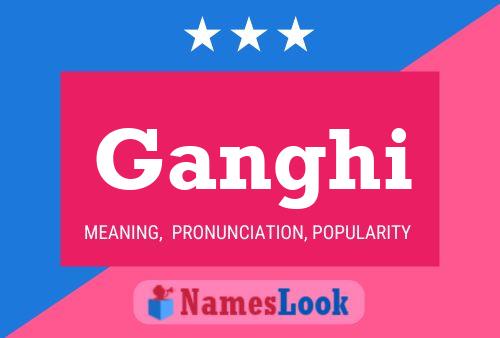 Ganghi Name Poster