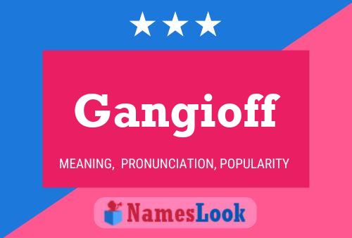 Gangioff Name Poster