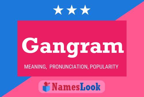 Gangram Name Poster