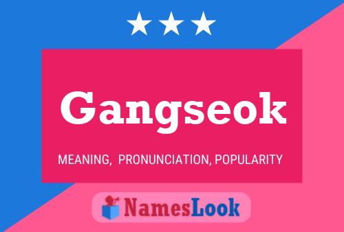 Gangseok Name Poster