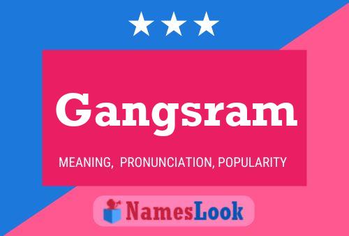 Gangsram Name Poster