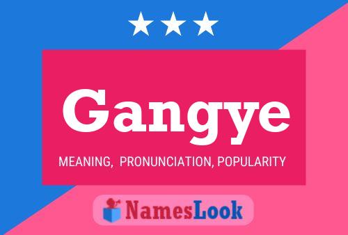 Gangye Name Poster