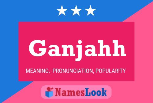 Ganjahh Name Poster