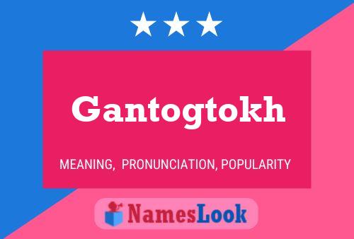 Gantogtokh Name Poster