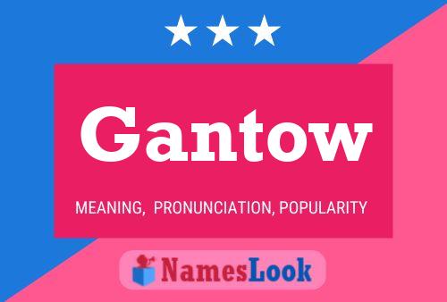 Gantow Name Poster