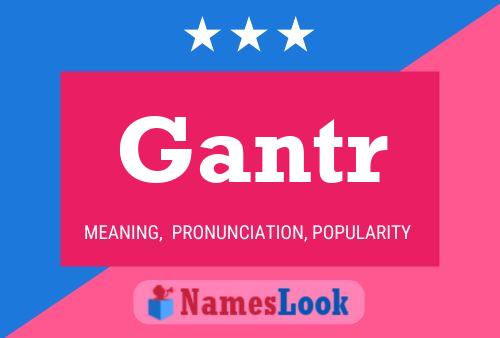 Gantr Name Poster