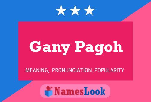 Gany Pagoh Name Poster