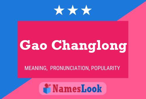 Gao Changlong Name Poster