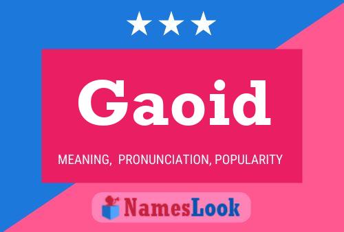 Gaoid Name Poster